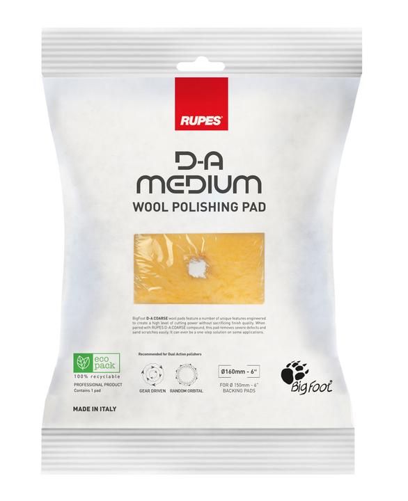 RUPES BOINA LA 5POL REFINO AMARELA - 9NW130M  (NOVO) REF:6876