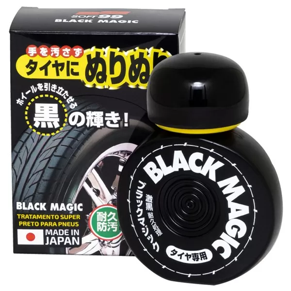 SOFT99 BLACK MAGIC 150ML - SUPER PRETO P/ PNEUS
