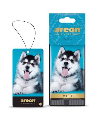 Perfume Automotivo Areon Wild Ice Dog REF: 7230 - Aroma Refrescante e Duradouro REF:7230