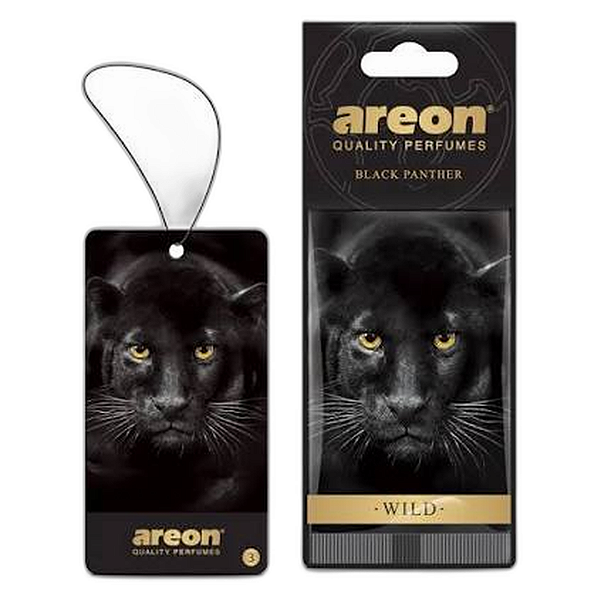 Aromatizante Areon Wild Black Panther - Fragrância Sofisticada REF:7229