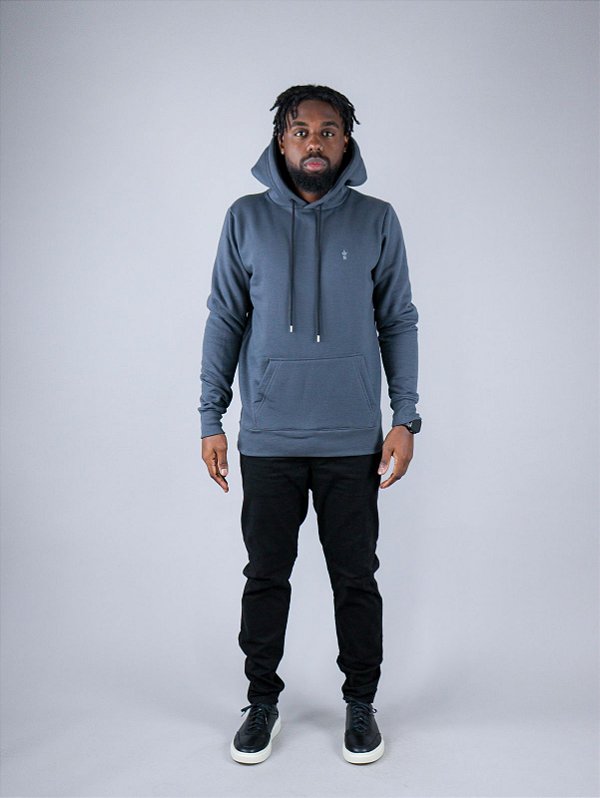 Blusa De Moletom Bruder Cinza