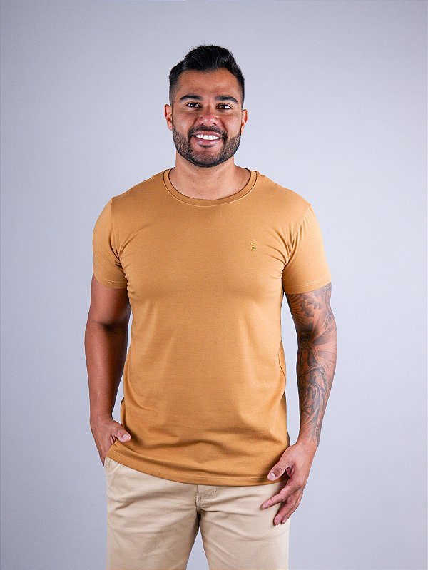 Camiseta Cotton Pima Terracota Bruder