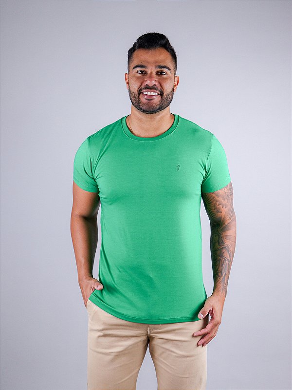 Camiseta Cotton Pima Verde Bruder