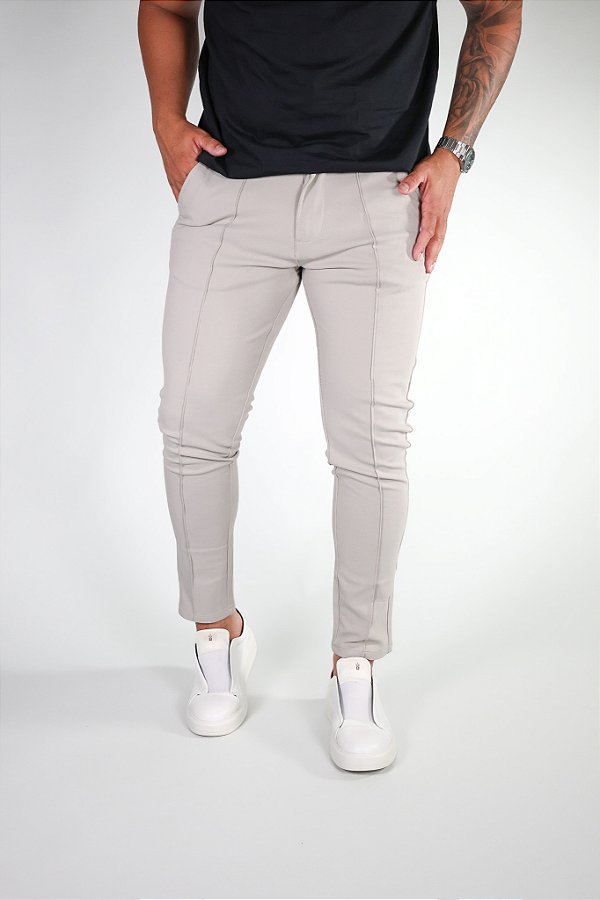 Calça Ponto Roma Areia Bruder