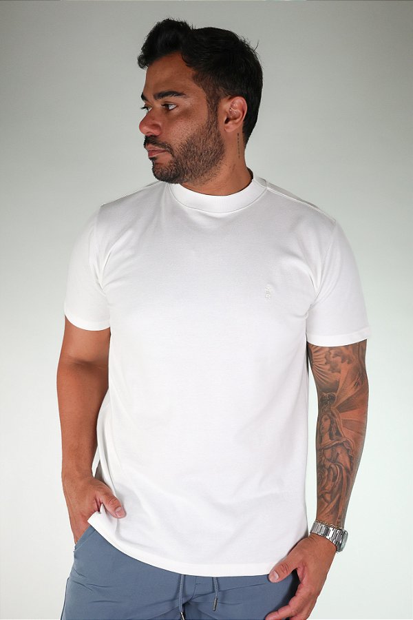 Camiseta Texturizada Branca Bruder