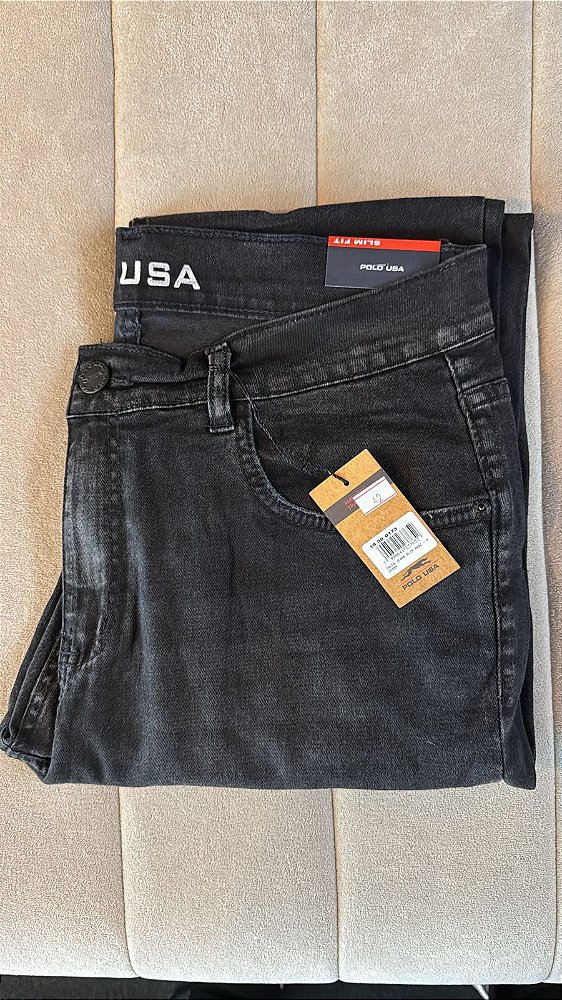 CALCA JEANS SLIM FIT POLO USA PUCJ003