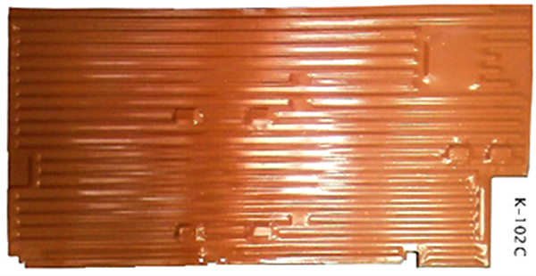 ASSOALHO SALÃO KOMBI CLIPER 1980 - LADO DIREITO ESTRIGUARÚ