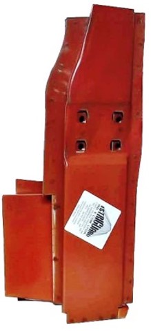 PÉ DE COLUNA DA PORTA DIANTEIRA DA KOMBI 1200/1500 ATÉ 1975 (LADO DIREITO) ESTRIGUARÚ