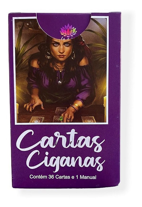 Baralho Tarot Cigano Deck Lenormand 36 Cartas Plastificado