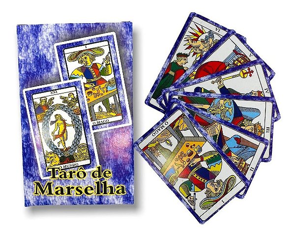 Baralho O Tarô De Marselha 22 Cartas Tarot Arcanos Maiores com