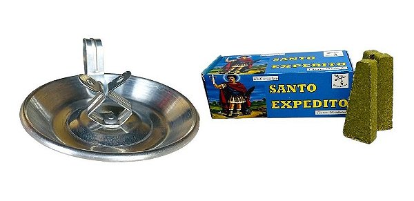 Kit Porta Defumador (1 Entradas) + Defumador Santo Expedito