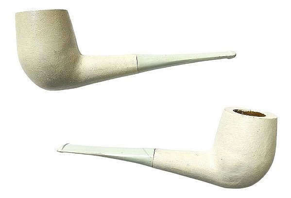 Cachimbo Branco Kit 2 Unidades Reto Preto Velho Umbanda