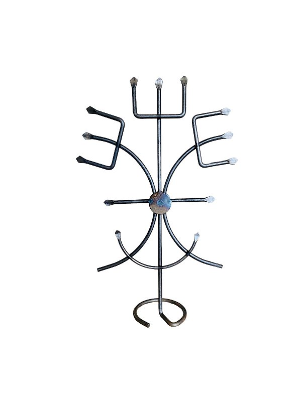 Ferramenta Para Assentamento 35cm Ferro Exu Sete Caveiras