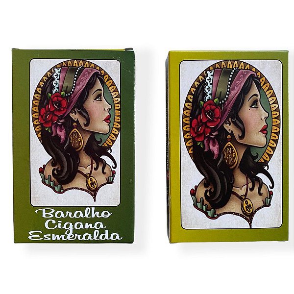 Baralho Tarot Cigana Esmeralda 36 Cartas + Livro Explicativo