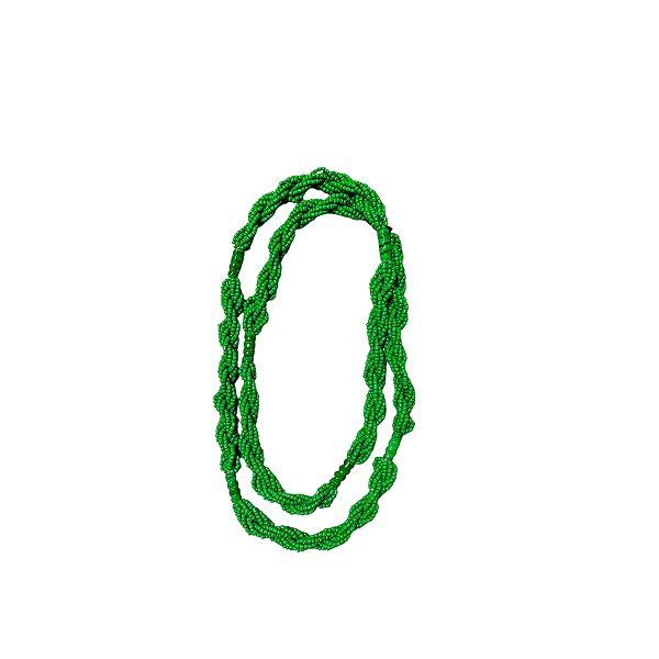 Braja Verde Claro Caboclo Oxóssi  8 Fios Trançados 70cm