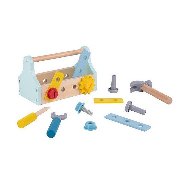 Caixa de Ferramentas - Brinquedo de madeira - Tooky Toy