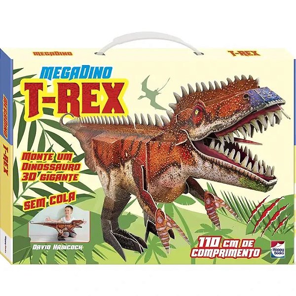 Livro Mega Dino: T-REX - Happy Books