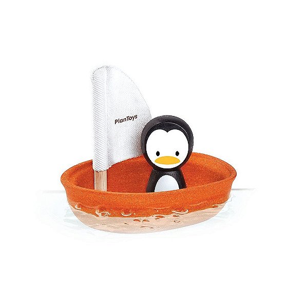 Veleiro Pinguim de madeira - Plantoys
