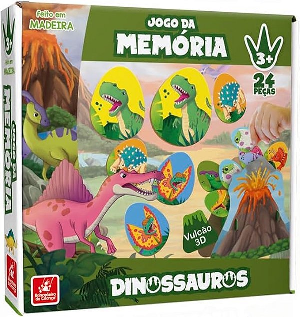 Dinossauros Jogo da Memória - Brincadeira de criança