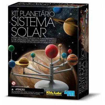 Kit Planetário Sistema Solar de Brinquedo