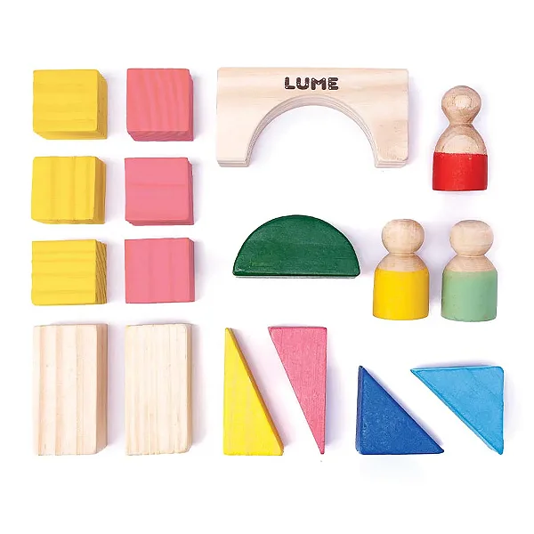 Cidadinha: Exploração Geométrica e Criatividade em um Brinquedo Duradouro! Lume Brinquedos