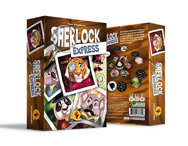 Sherlock Express - Jogo de Cartas - PaperGames