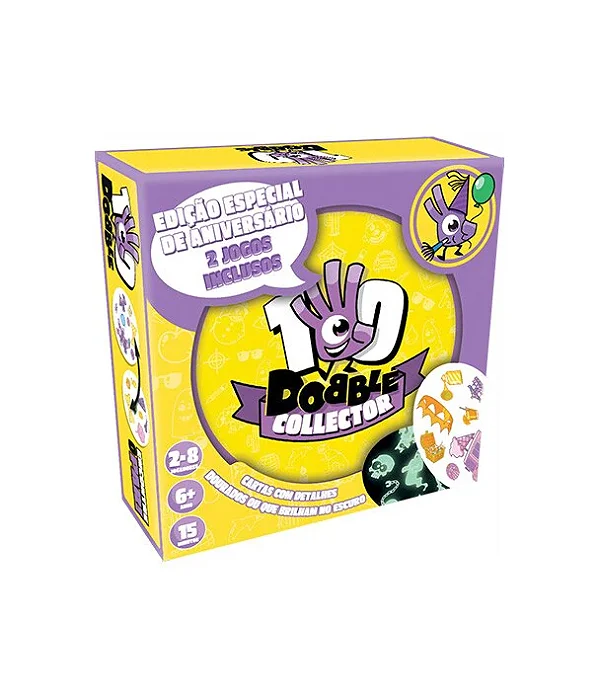 Jogo Dobble: Collector - Edição Comemorativa de 10 Anos - Galápagos