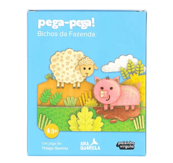 Pega-Pega Bichos da Fazenda - Araquarela