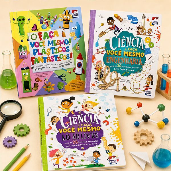 Kit Ciência do Faça Você Mesmo - 3 volumes