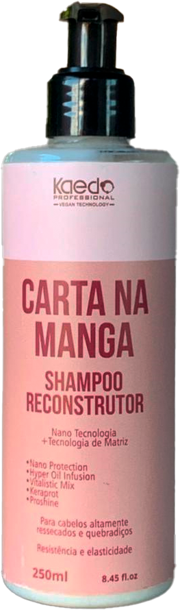 Shampoo Reconstrutor Carta na Manga