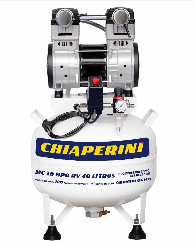 Compressor de Ar MC10BPO 40L 127V Odontológico - CHIAPERINI
