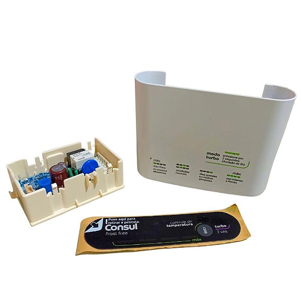 Kit Placa Controle e Console Geladeira Consul W11268188 Orig