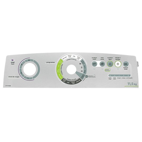 Painel Decorativo Lavadora Consul CWK12AB W10701605