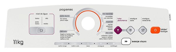 Painel Decorativo Lavadora Brastemp BWK11 W10752134