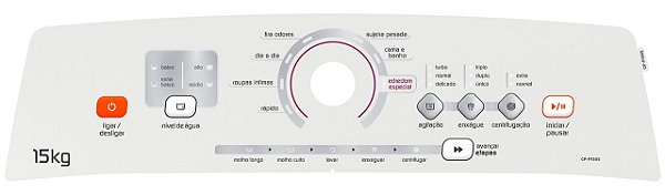 Painel Decorativo Lavadora Brastemp BWS15AB W11372412
