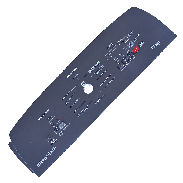 Painel Decorativo Lavadora ﻿Brastemp BWR12 W11479468 Original