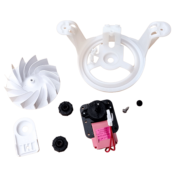 Kit Motor Ventilador Geladeira Brastemp Consul W10721980 220V Original