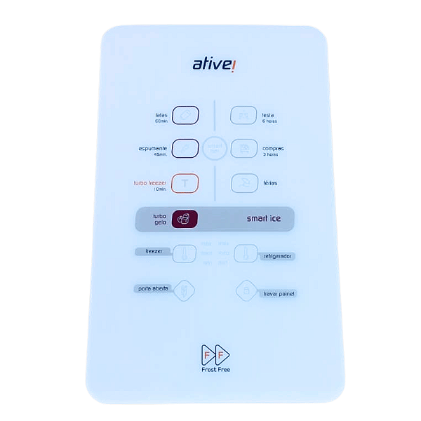 Placa Interface Geladeira Brastemp BRE80AB W10406732 Bivolt Original