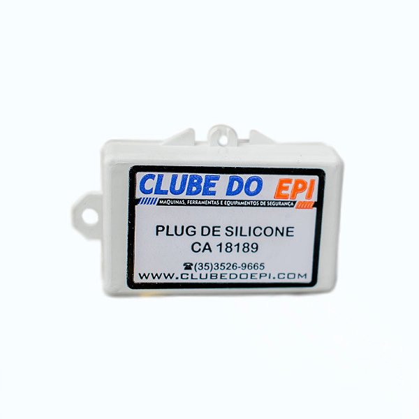 Protetor Auricular Silicone Clube do EPI CA 18189