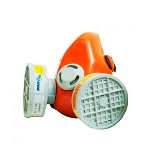 Respirador Semi Facial para 2 Filtros Plastcor CA39429