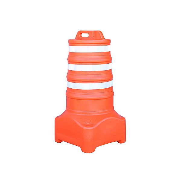 Cone Balizador de Tráfego Base Quadrada