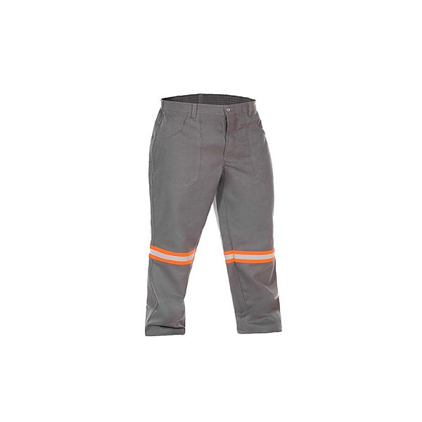 Calça Antichama Cinza com Faixa Maicol CA44109