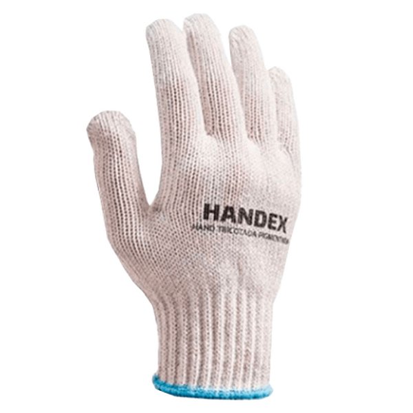 Luva Hand Tricotada Algodão sem Pigmento Handex CA 46649