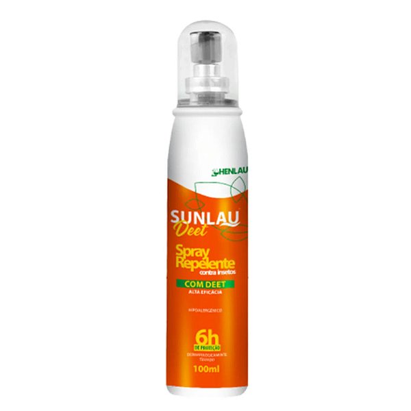 Repelente Contra Insetos 6h Deet Spray 100ml Henlau