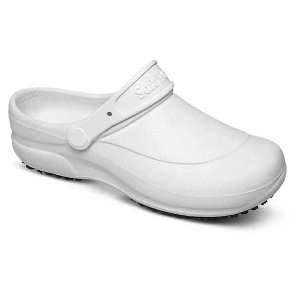 Sapato Tipo Babuche de EVA com Solado Antiderrapante Branco BB60 Soft Works CA 27921 -
