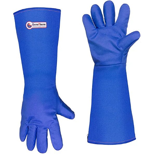 Luva Térmica Azul 5 Dedos Therm-K 350°C Benetherm CA 40593