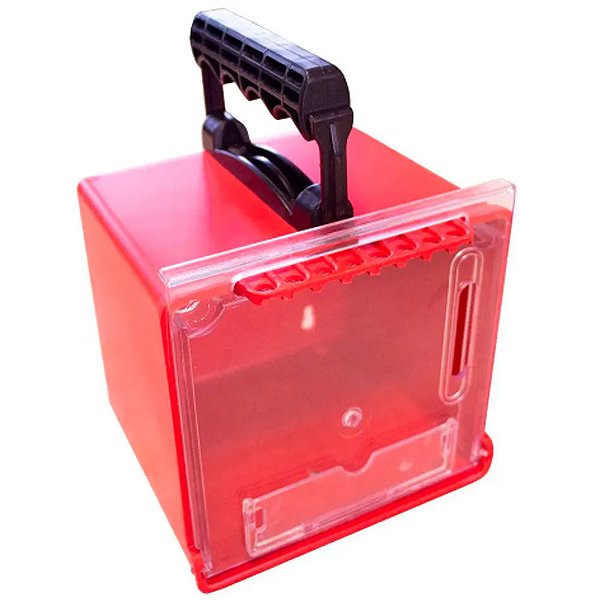 Caixa de Bloqueio em Plastico Para 8 Cadeados - Tagout