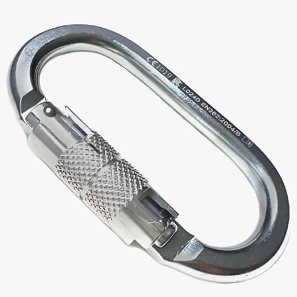 Mosquetão Aço Forjado Dupla Automatico 25kn Vicsa Vic-24.301
