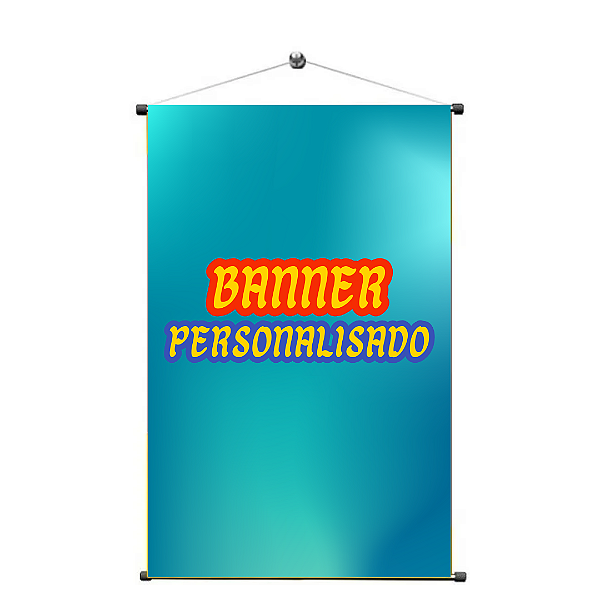 Banner peronalizado 1,20 x 60cm