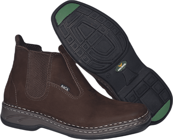 Botina Espiguete Peao Costura Lateral Raça Boots